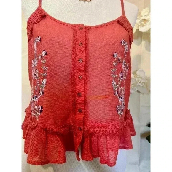 Forever21 Floral Embroidered Cami - Picture 3 of 5